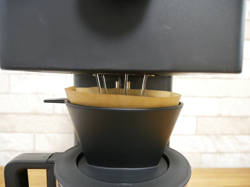 ツインバードのコーヒーメーカー「CM-D457」の使い方（淹れ方）：抽出